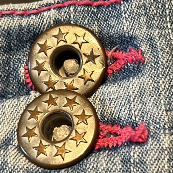 Rave R4R Jeans ladies Size 1 Stone Washed Pink Trim - Picture 7 of 8